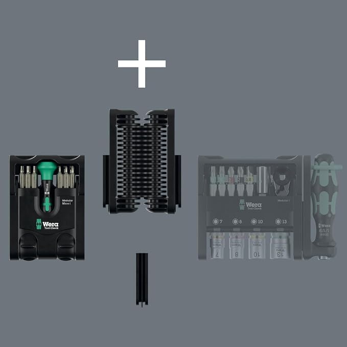 Wera 05049002001 Tool-Check Modular Micro 1, 21 pieces