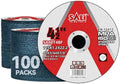 100 Pack 4-1/2 Inch Cut Off Wheels, Thin Cutting Discs .045" x 7/8" with Aluminum Oxide Grit, Aggressive Cutting for Metal & Stainless Steel, Compatible with Angle Grinders (100)