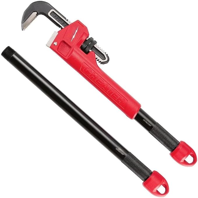 New 48-22-7314 Pipe Wrench for Milwaukee 21.80-Inch Steel Ergonomic Overbite Cheater Pipe Wrench