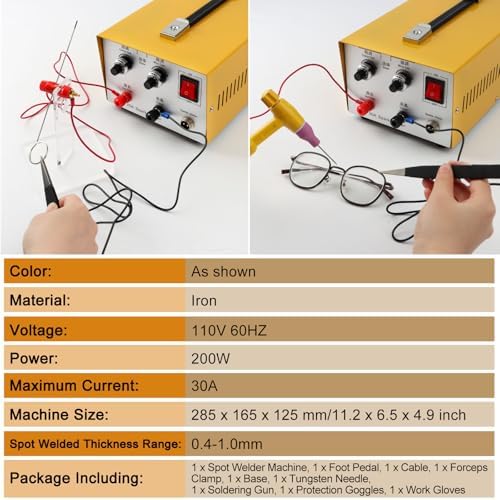 30A Professional Jewelry Spot Welder, Permanent Spot Welding Machine