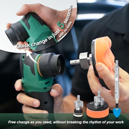 BATOCA S4 Brushless RO&DA Car Buffer Polisher Headlight Restoration Pro Kit