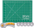 WA Portman 9x12 Self Healing Cutting Mat, Rotary Cutter, & 5 Rotary Blades