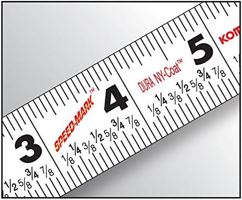 Komelon SL2925 Self Lock Speed Mark 25-Foot Power Tape