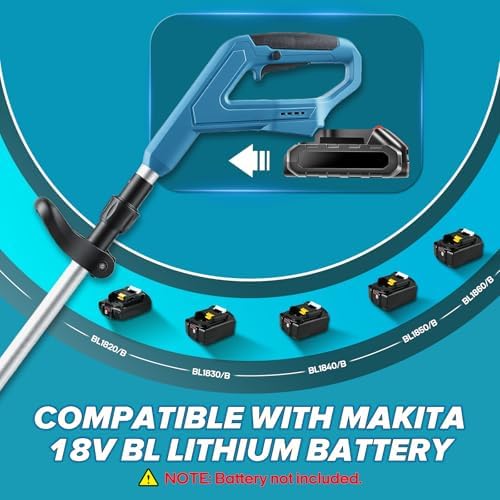 Cordless Snow Shovel for Makita 18V Battery (NOT Included), 12" Width, 8.6" Depth Electric Snow Blower, 23FT Throw Distance Snow Removal Shovel with Directional Plate for Driveway, Patio, Deck