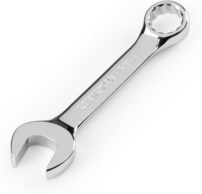 TEKTON 9/16 Inch Stubby Combination Wrench | 18048