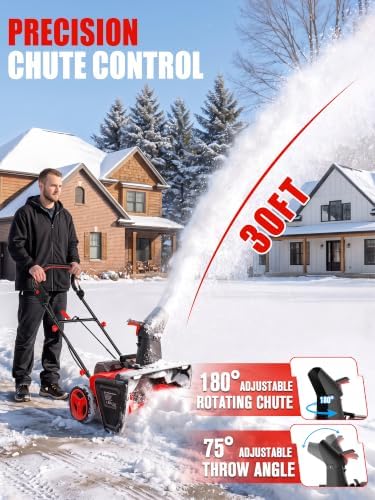 Cordless Snow Blower Compatible with Milwaukee M18 Battery (Tool Only)