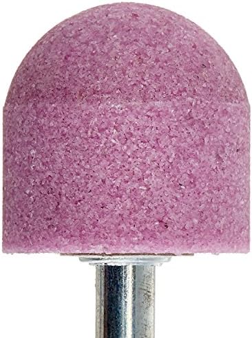 United Abrasives-SAIT 27060 A21 1 by 1 by 1/4 A60R Mounted Point Grinding Wheels, 10-Pack