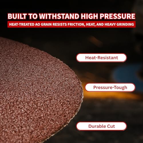 25" X 60" Sanding Belt Aluminum Oxide X Weight Cloth Sandpaper 4 Pack for Woodworking & Metalworking Made in the USA For Wood and Metal Sanding (100 Grit)