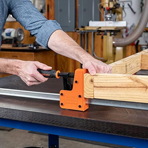 Pony Jorgensen 8072 Cabinet Master 72" 90° Parallel Jaw Bar Clamp , Orange