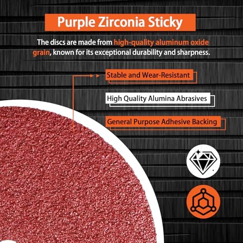 24 Pack 9" Sanding Disc, 36 Grit & 60 Grit Sanding Disc Fits for JLD10-9 Lawn Mower Blade Sharpener and with 9 inch Grinding Wheel Lawn Mower Blade Sharpener and Grinder