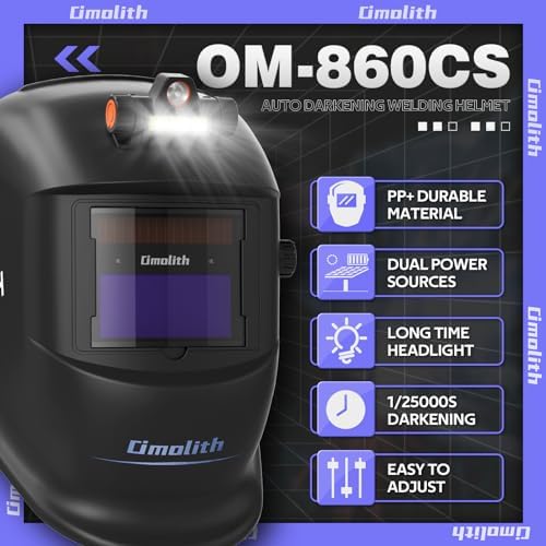 Auto-Darkening Welding Helmet, True Color, Shade 4/9-13