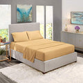 6pc 1200 Thread Count QUEEN Bed Sheet Set Egyptian, Deep Pocket, CAMEL