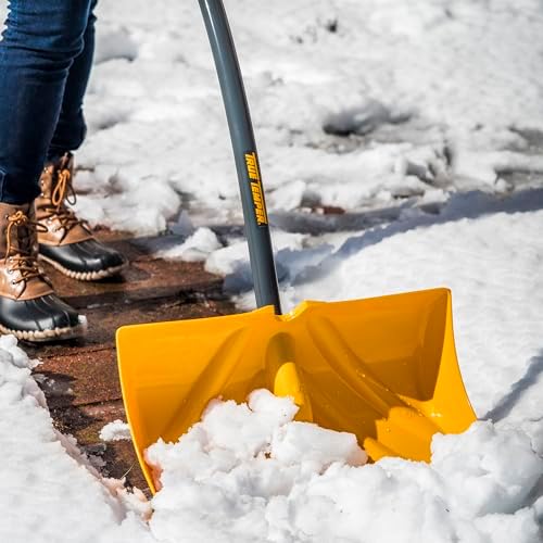 True Temper 2-Piece Snow Removal Combo with Shovel and Pusher Garden Tool, Set of 2