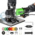 Antstone Wet Polisher 800W 6 Variable Speed 4'' Electric Granite Polisher Grinder Buffer with 7 Diamond Polishing Pads Wet Stone Polisher Concrete Polisher for Granite Marble Concrete Stone Tile
