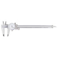 PEC Dial Caliper 0-8 Inch, Stainless Steel Precision Measuring Tool with Shock-Proof Dial, High Accuracy ±0.001"