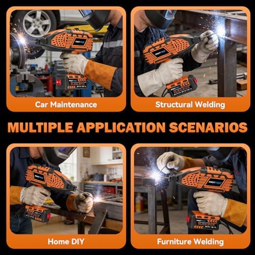 Display Handheld Welder, IGBT Inverter with 5 Adjustable, 20PCS Rods