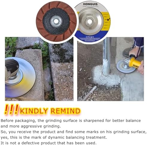 5" Ceramic Bond Diamond Cup Wheel for Concrete, 5/8-11, 50 Grit