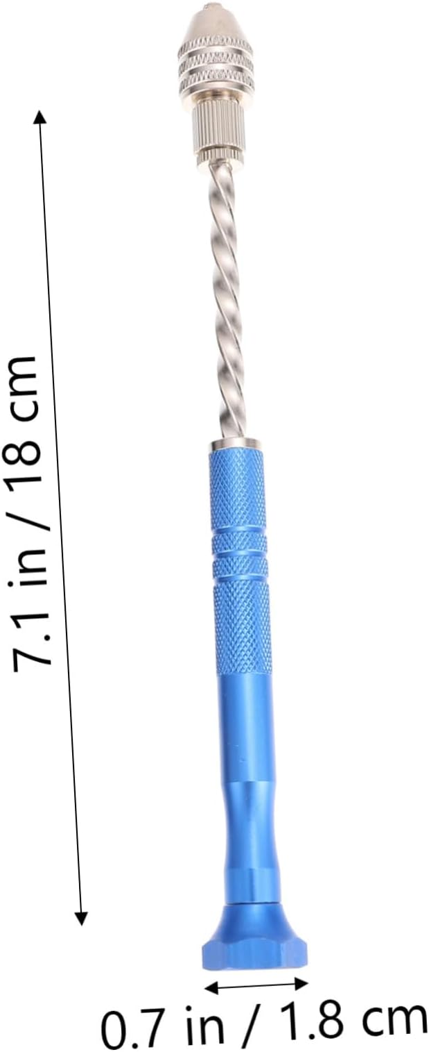 Angoily 5sets Hand Drill Bits for Jewelry Making Steel Pin Vise Resin Drilling Tools Compact and Convenient for Crafts and Projects