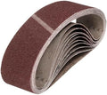 HARFINGTON 4 x 48 Inch Sanding Belts, 3 Pcs 36 Grit Aluminum Oxide Abrasive Belt Sander File Belt for Woodworking, Metal Polishing, Knife Sharpener
