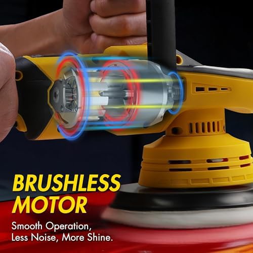 Wagan EL6402 OneVolt Cordless Polisher 6 Pro Dual Action 6-Inch Buffer Kit