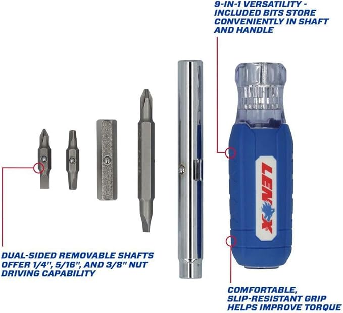 Lenox 9-In-1 Multi-Bit Screwdriver