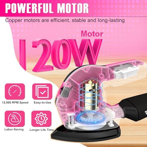 Cordless Detail Sander for Woodworking, 20V Electric Hand Sander for Wood Furniture, Compact Mouse Sander Tool with 2Pcs Batteries, Charger, Sandpapers, and Bag
