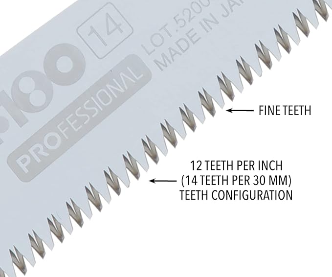 Silky Professional F180 180mm Folding Saw Fine Teeth (141-18)