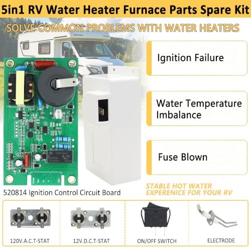 520814 Fit for Suburban 5 in1 RV Water Heater Furnace board Part Spare Kit