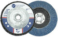 Benchmark Abrasives 4.5" x 5/8"-11 Zirconia Type 29 Flap Discs, 40 Grit