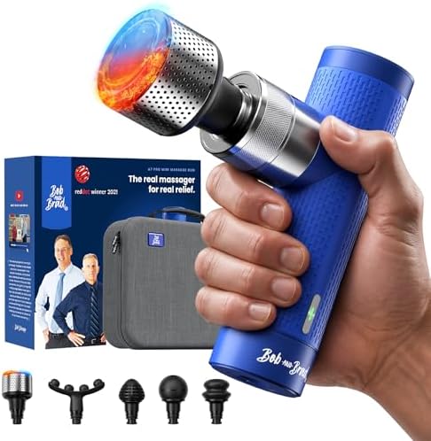 BOB AND BRAD A7 Pro Massage Gun with Heat and Cold for Deep Tissue Massage