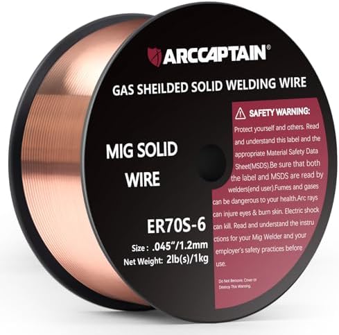 ARCCAPTAIN MIG Welding Wire ER70S-6 .045" 2LB x 1