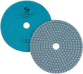 PPW126D Diamond Polishing Pads 4" For Concrete Terrazzo Marble Granite Countertop Floor Edge Wet Polishing, Grit 1500 - Pack of 2