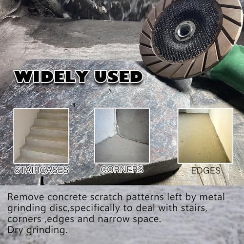 7" Ceramic Bond Diamond Cup Wheel for Concrete, 5/8-11, 100 Grit