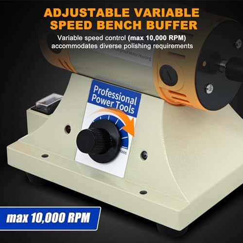 Jewelry Polisher, Adjustable Speed Polishing Machine