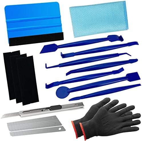 Spanno Vinyl Wrap Tool Kit for Cars, Window Tint Tools Includes Squeegees