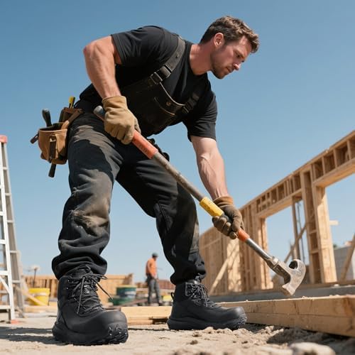NORTIV 8 Composite Toe Work Boots for Men Waterproof
