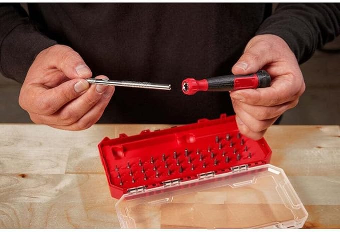 Fit for Milwaukee 48-22-2935 39-in-1 Precision Multi-Bit Screwdriver Set, Red