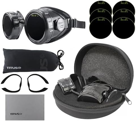 TITUS Cup Type C Frame Industrial Quality Welding Goggles Kit