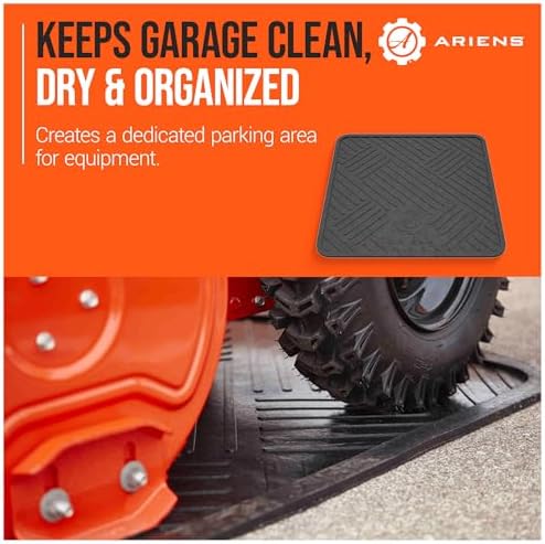 Ariens Heavy-Duty Non-Slip Rubber Floor Mat, 36 x 36 Inch