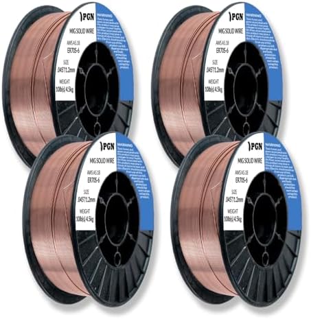 PGN ER70S-6 .045" (4 Pack) Solid MIG Welding Wire - 10lb Spool