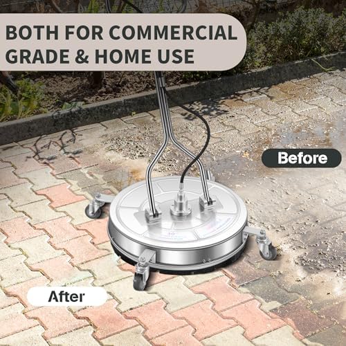 LidoDola 30'' Pressure Washer Surface Cleaner, Power Washer Accessory