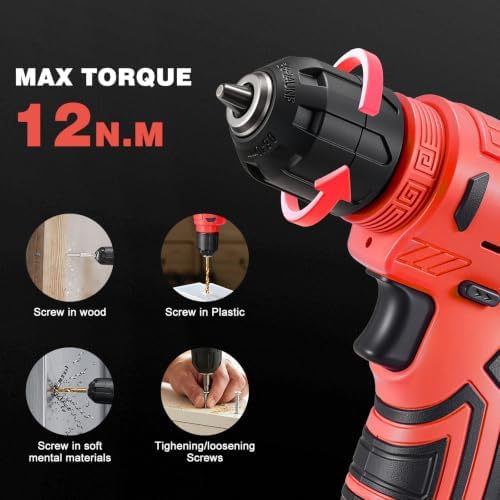 157-Piece Tool Set, 8V Cordless Drill Set, Hand Tool Kit for Men and Women
