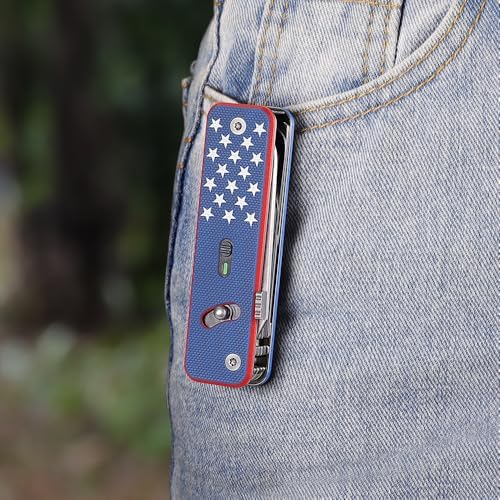 ROXON S503G Flex Companion Tool Modular Design Pocket Tool (US Flag)