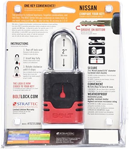 Bolt 7023538 Padlock for Nissan Keys