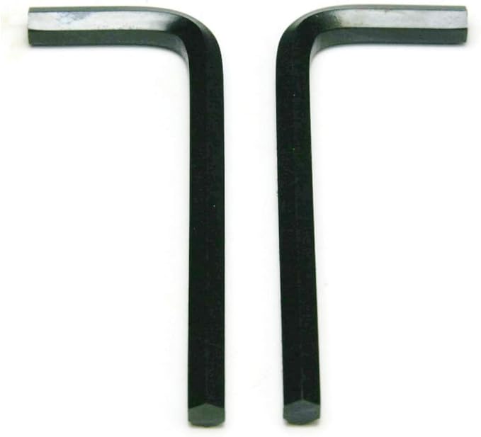 Short Arm Black Hex Allen Key Wrench 3/32 Inch - Qty 100