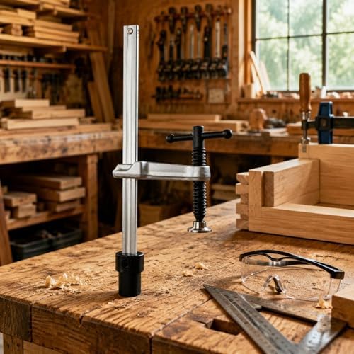 Insertion Clamp Fixture Ratchet Bench Clamp Insert Type Fastening Tool Alloy Steel Construction Secure Positioning Device Suitable for Metalworking, style to 5
