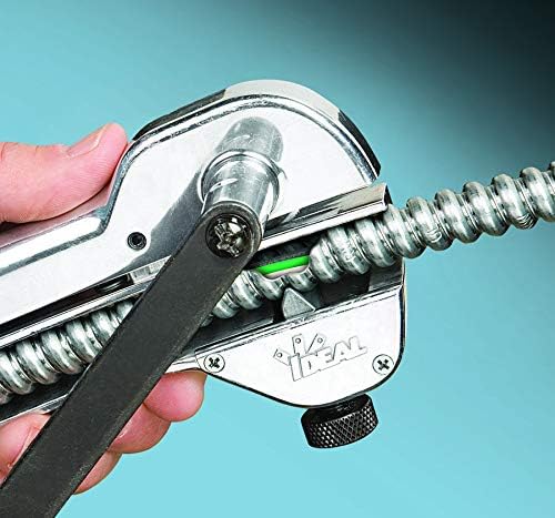 IDEAL Electrical 35-782 Sir Nickless Armored Cable Cutter - Metal Rotary Cable Cutter with Handle Knob. Power Tools and Accessories