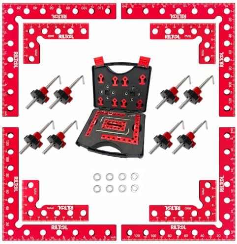 8Pcs Corner Clamps for Woodworking, 90 Degree Clamp Aluminum