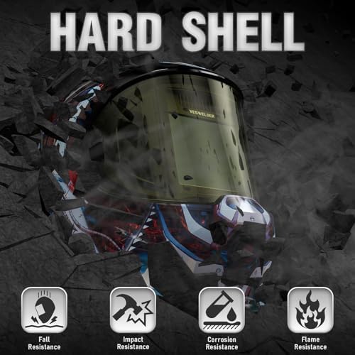 YESWELDER Auto Darkening Welding Helmet, 180° View, LYG-Q800D-RT