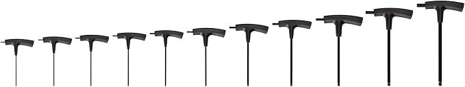 TEKTON Ball End Hex T-Handle Key Set, 11-Piece | KTX90101 | 5/64 - 3/8 in.